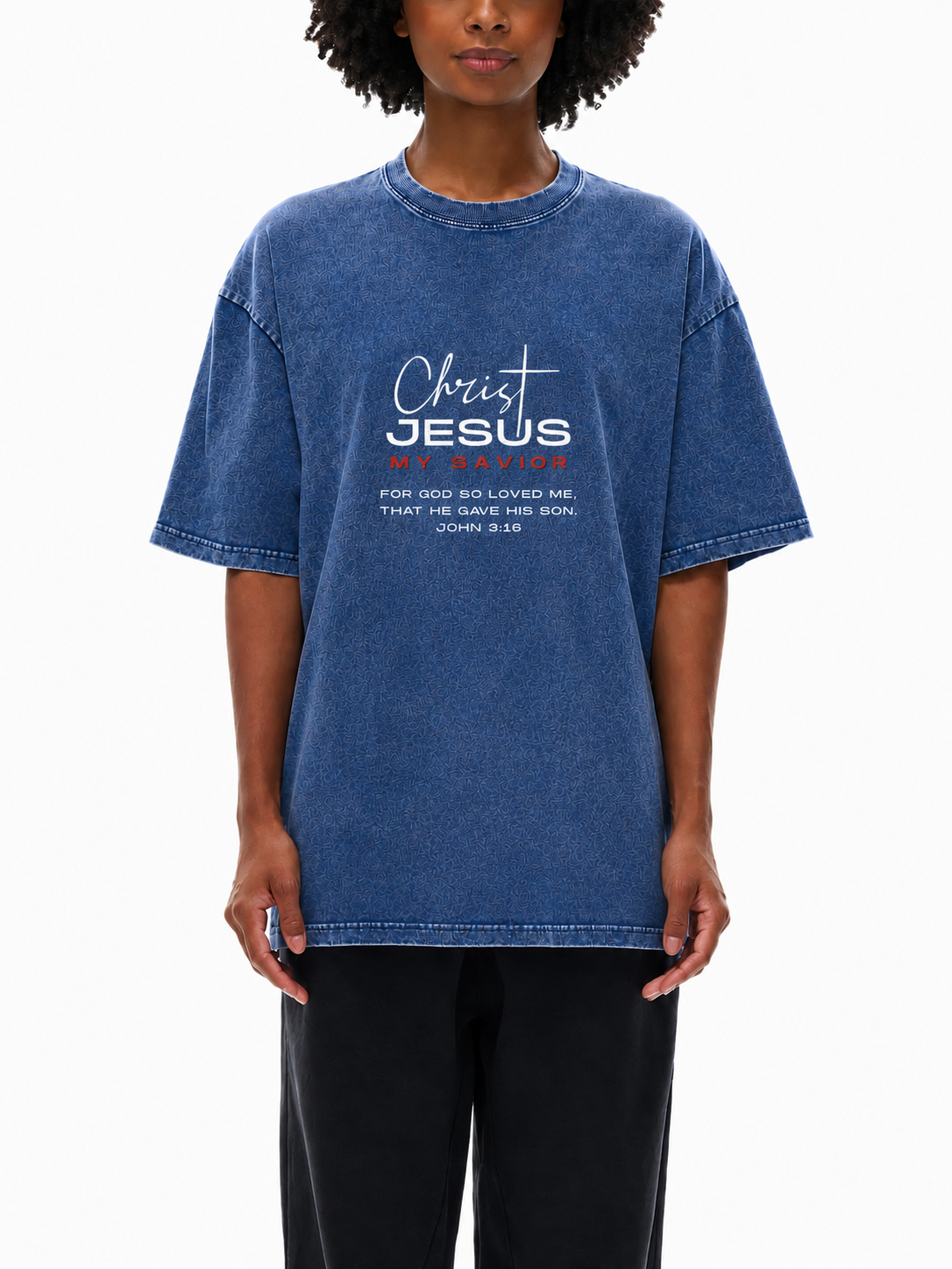 Signature,Tee,Oversized,Heavyweight,Essential,Snow