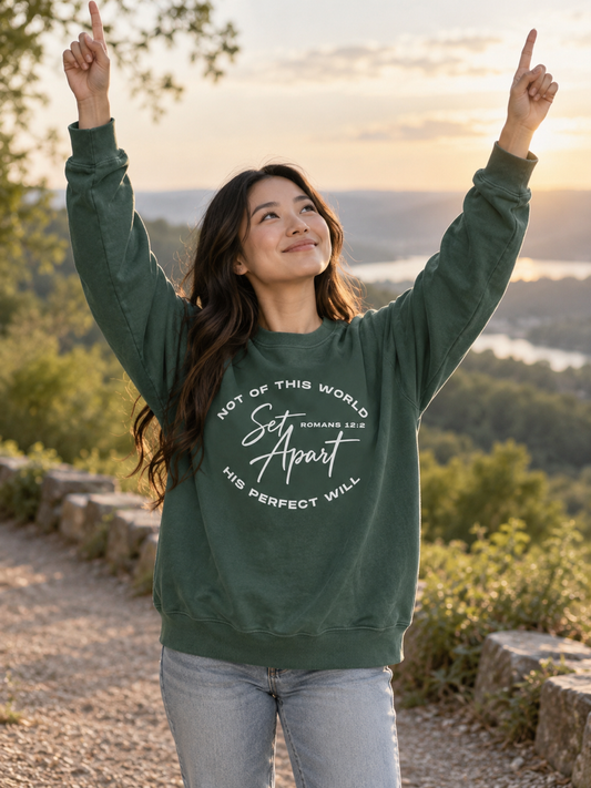 Set Apart Garment-Dyed Crewneck