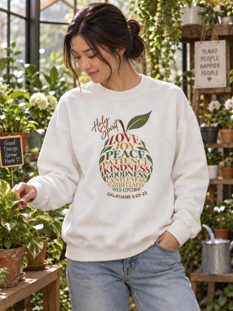 Fruit of the Spirit Garment-Dyed Crewneck