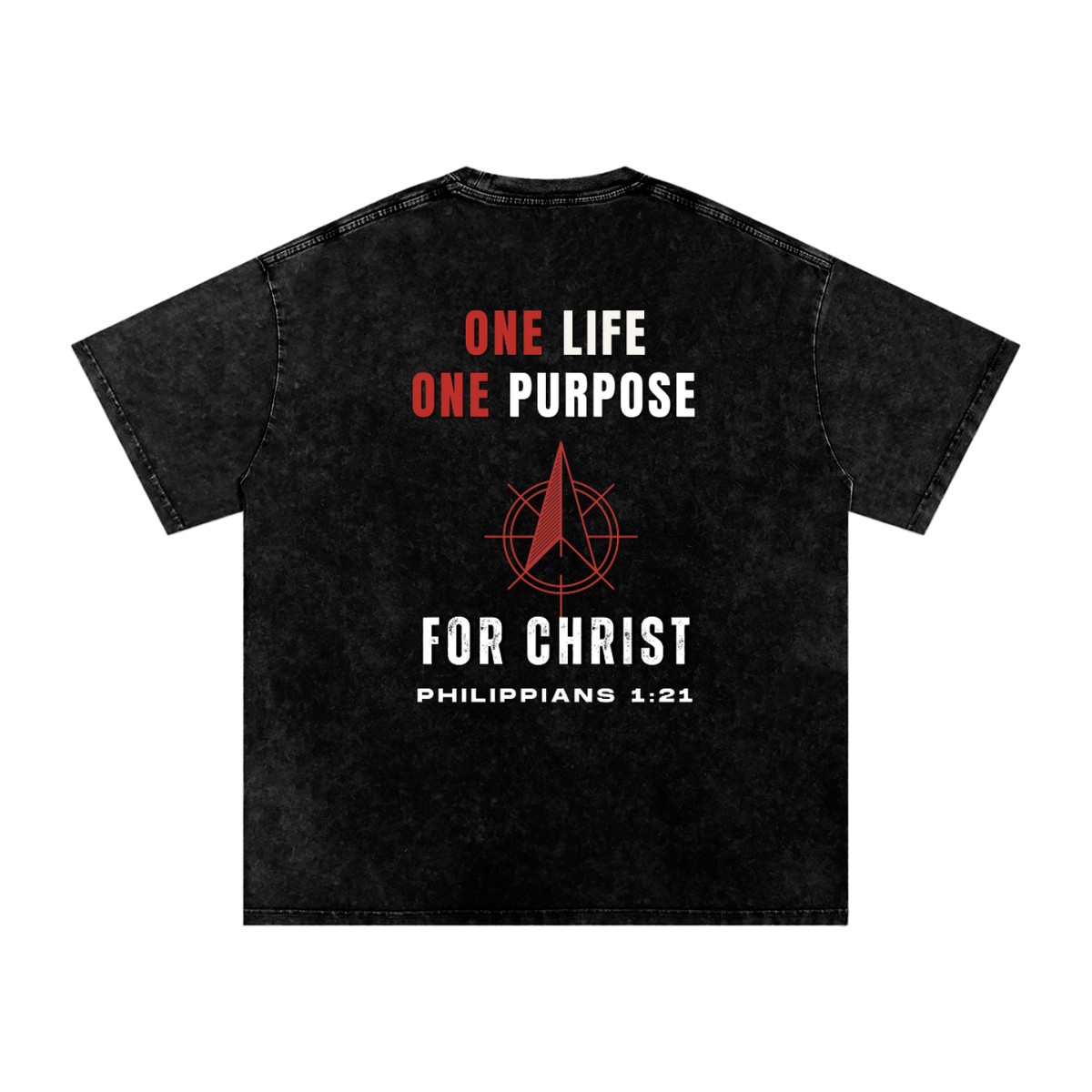 For Christ Snow-Washed Tee