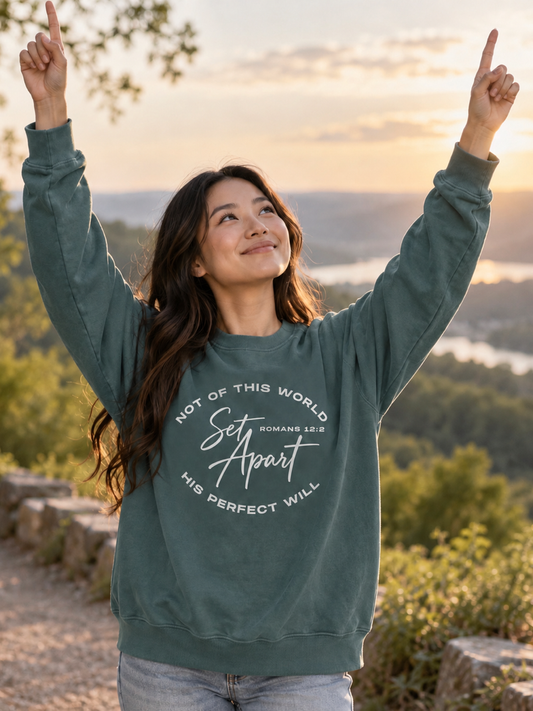 Set Apart Garment-Dyed Crewneck