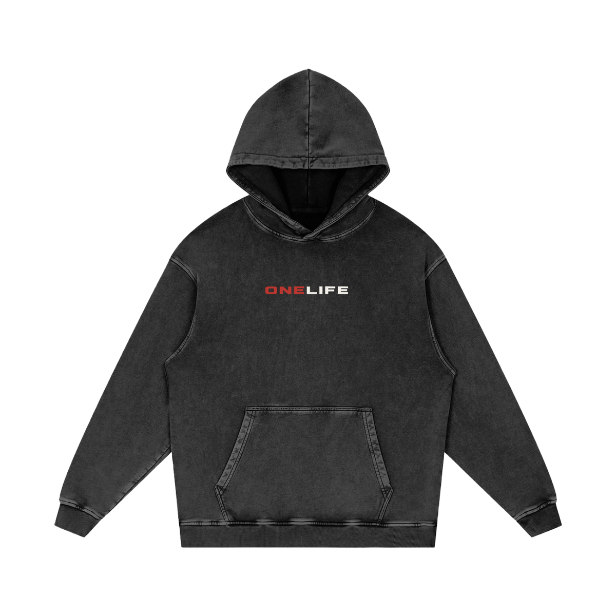 One Life Snow-Washed Hoodie