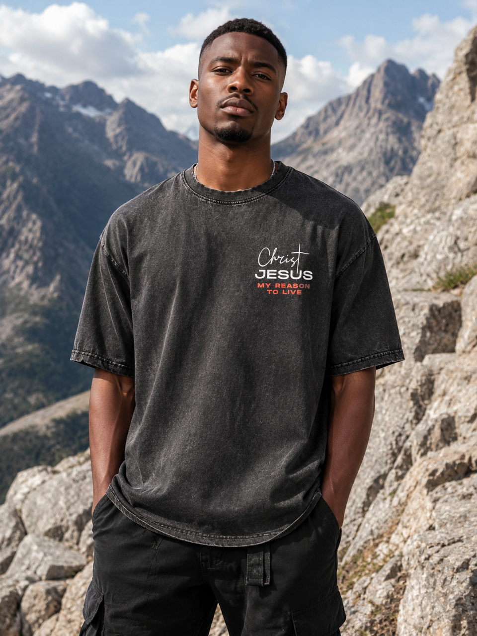 My Reason To Live Snow-Washed Tee