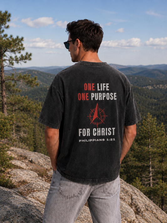 For Christ Snow-Washed Tee