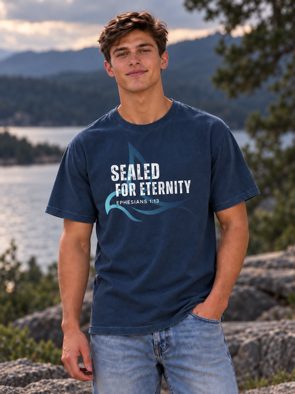Sealed for Eternity Garment-Dyed Tee