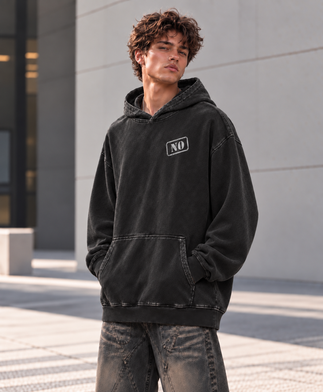 No Condemnation Snow-Washed Heavyweight Hoodie