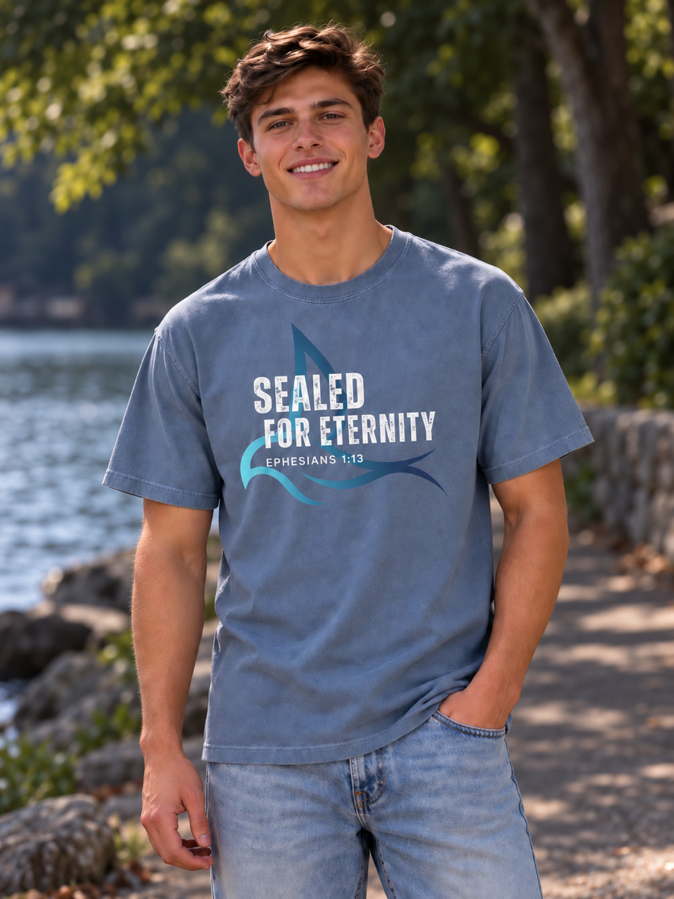 Sealed for Eternity Garment-Dyed Tee