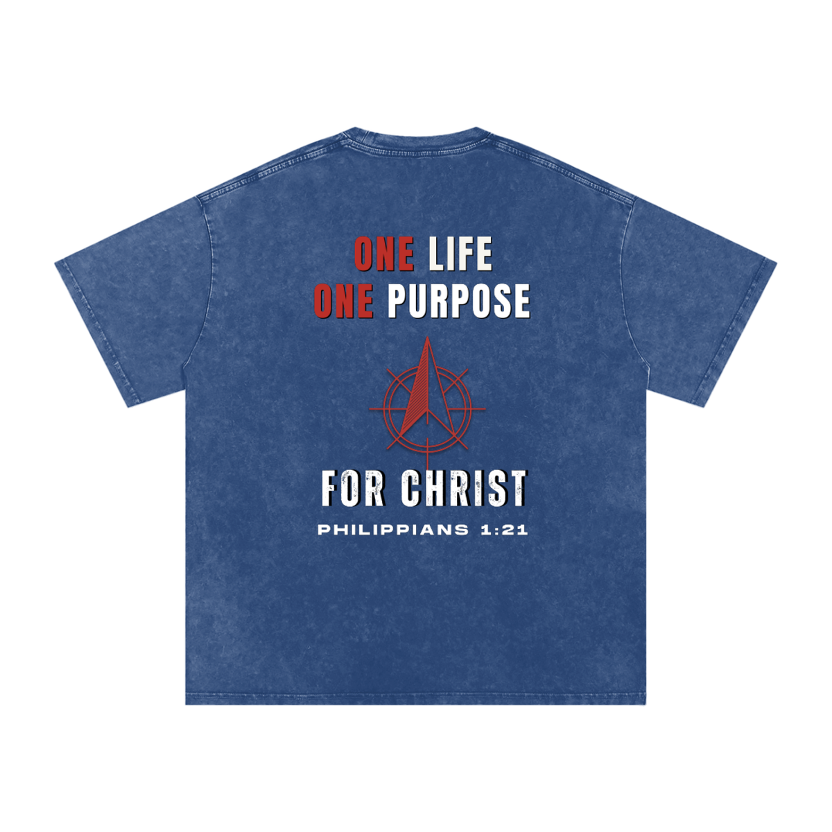 For Christ Snow-Washed Tee