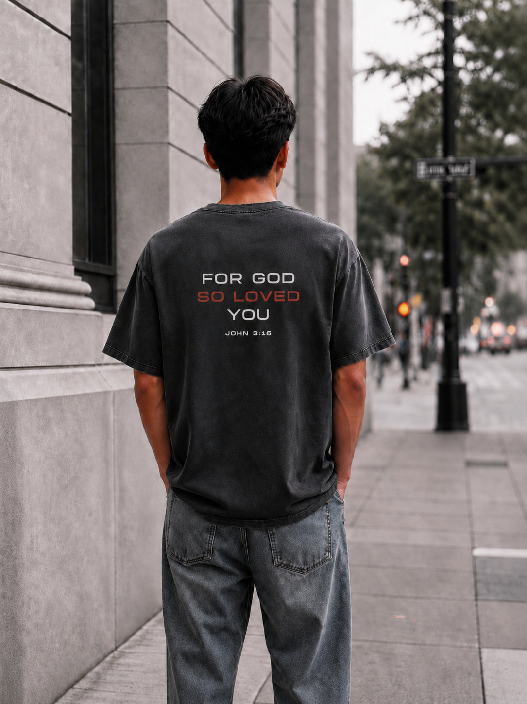 For God So Love You Snow-Washed Tee
