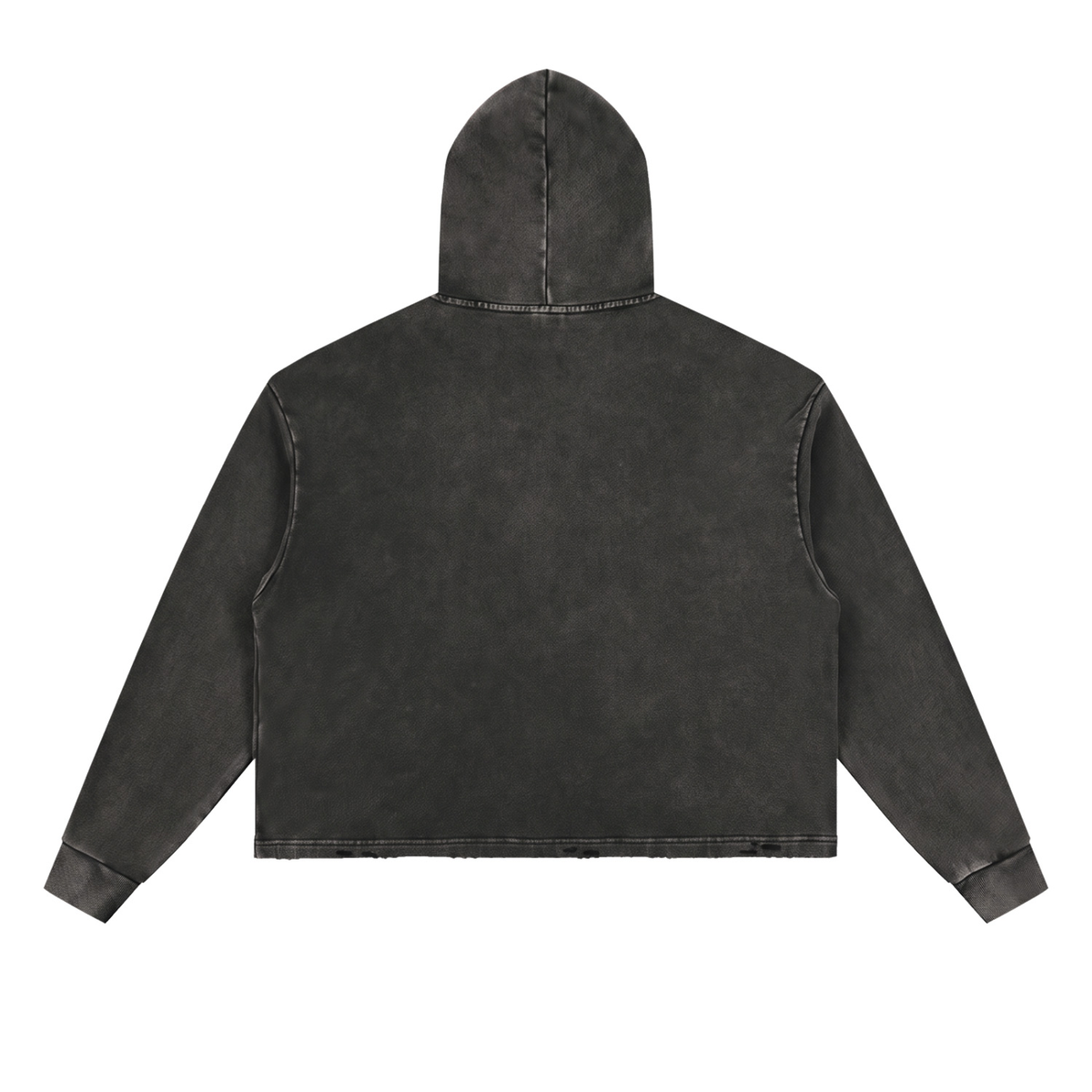 Sealed for Eternity Frayed-Hem Hoodie