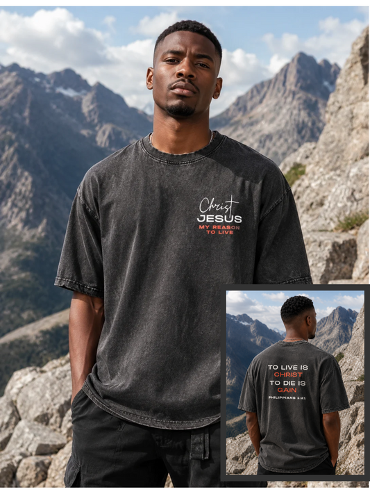 My Reason To Live Snow-Washed Tee